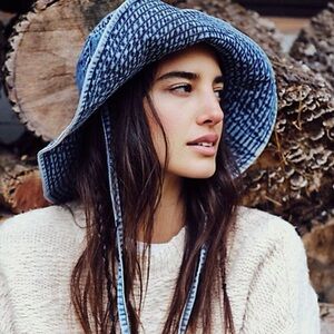 Stylish Blue Denim Women's Hat